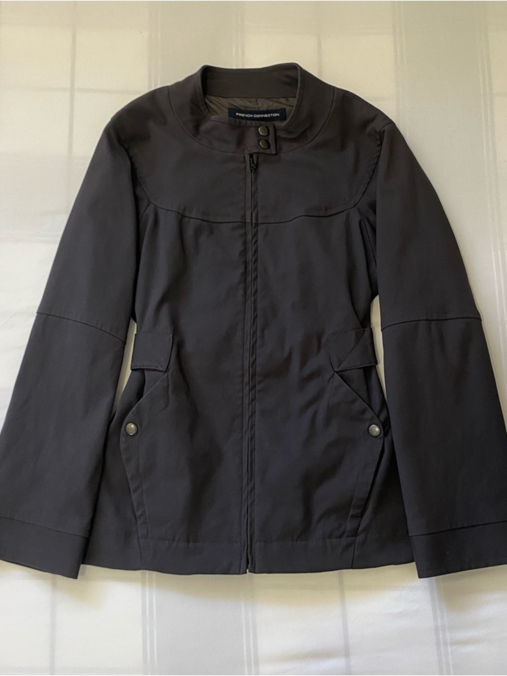 French Connection Zip Up Jacket With Belt